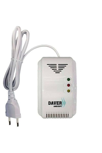Daver Detector de gaz cu alimentare 220V/50Hz și control al electrovalvei, Daver