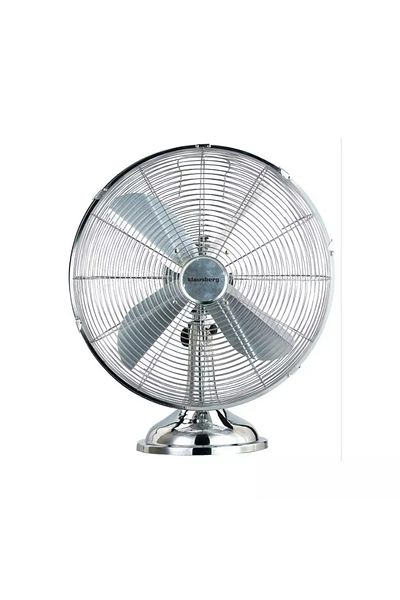 Klausberg Ventilator de birou, 40 cm, Klausberg KB7538, oțel, argintiu