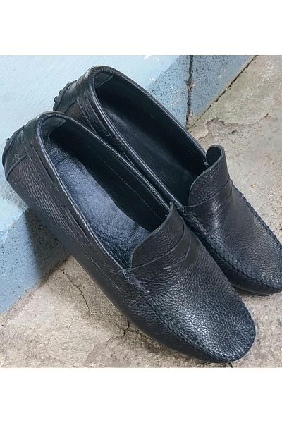 BAGSSHOES 15009 Мъжки ежедневни обувки от естествена кожа, мокасини