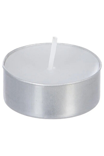 Atmosphera مجموعة شموع شاي برائحة الياسمين، 10 قطع، لون أبيض، 150 غرام