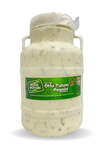 Ak-pa Şavak Akpa Şavak Tam Yağlı Bitlis Otlu Tulum Peyniri 5 kg