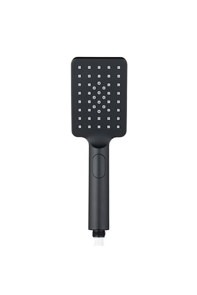 Voli Elegant and Modern Design Rectangular Durable Handheld Shower Black