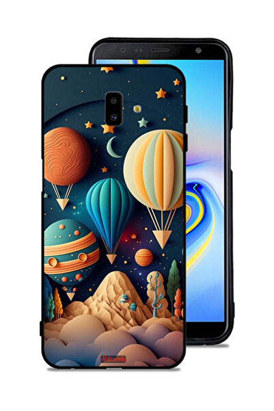 Tolwak غطاء حماية لهاتف سامسونج جالاكسي J6 بلس من تصميم بيراشوت آرت