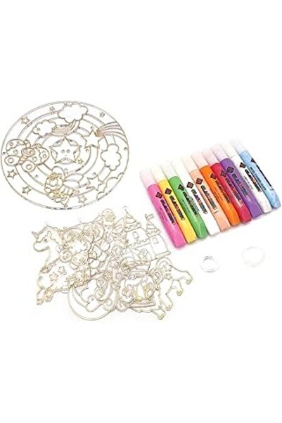 Genel Markalar Amos Gd10P10Mk Cam Boyama Seti 10 Renk 8 Vitray, 6 Renk