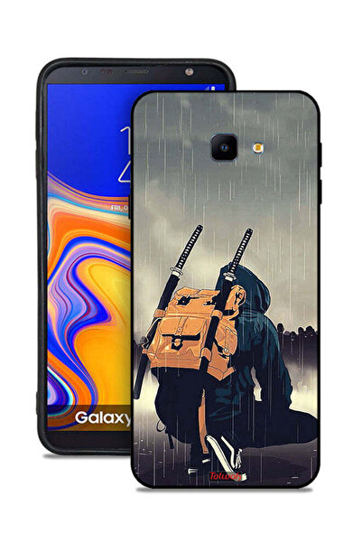 Tolwak غطاء حماية لهاتف Samsung Galaxy J4 Core بتصميم سيف ساموراي رقمي