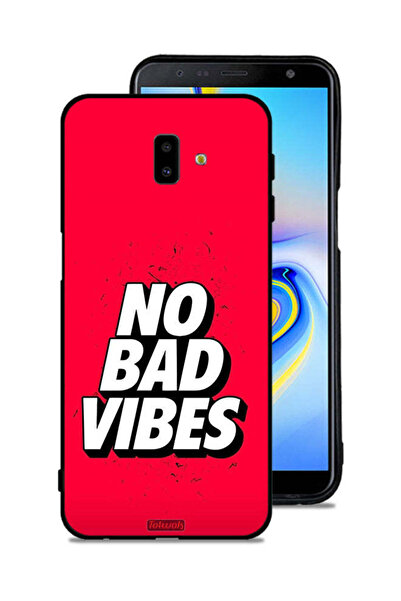 Tolwak Samsung Galaxy J6 Plus Protective Case Cover No Bad Vibes