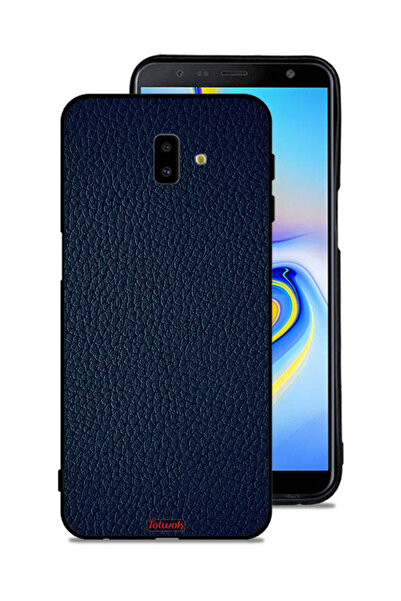 Tolwak غطاء حماية جلدي بنمط لهاتف Samsung Galaxy J6 Plus
