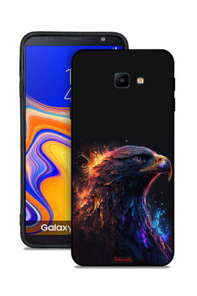Tolwak غطاء حماية لهاتف Samsung Galaxy J4 Core بتصميم فن النسر