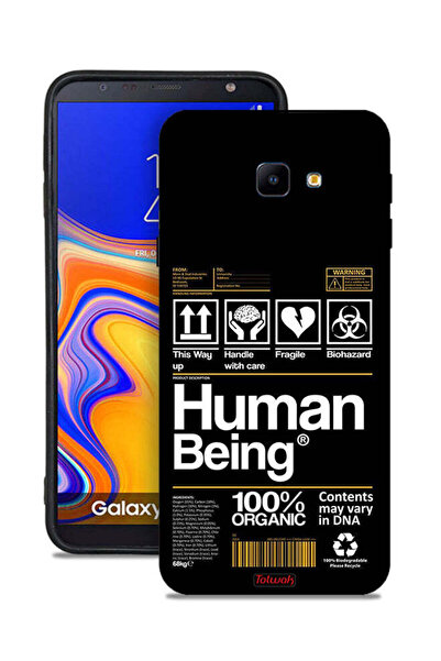 Tolwak غطاء حماية لهاتف Samsung Galaxy J4 Core بتصميم ملصق إنسان
