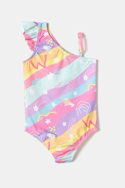 Krazber Girl's Patterned Swimsuit