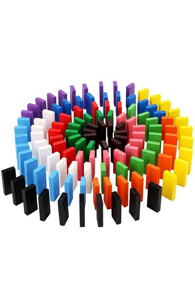 Noname Educational Domino Wooden Game for Kids – Interactive Montessori Game