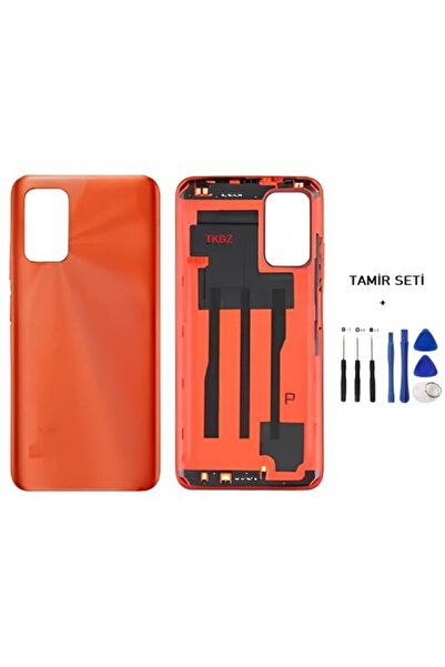 indirimplus Xiaomi Redmi 9T Kasa Arka Kapak FULL Yan Tuş Takımı TURUNCU TAMİR...