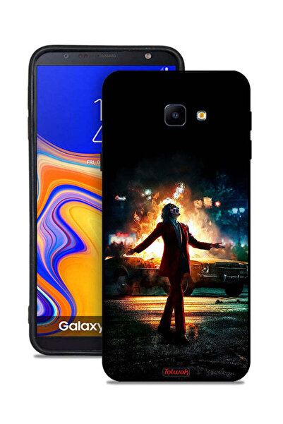 Tolwak غطاء حماية لهاتف Samsung Galaxy J4 Core بتصميم Joker Happy Mode