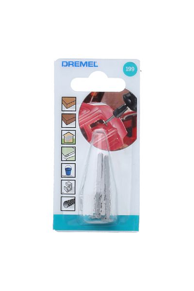 Dremel 2-Piece Rust-Resistant High Speed Steel Engraving Cutter Grey 9.5mm