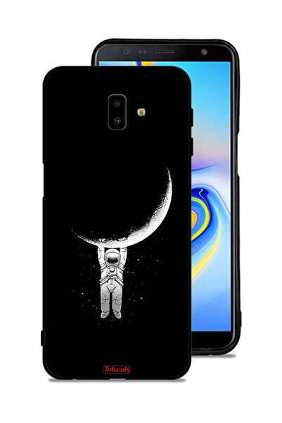 Tolwak غطاء حماية لهاتف سامسونج جالاكسي J6 بلس معلق على سطح القمر