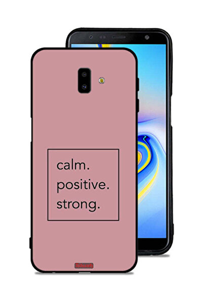 Tolwak غطاء حماية لهاتف سامسونج جالاكسي J6 بلس - هادئ، إيجابي، قوي