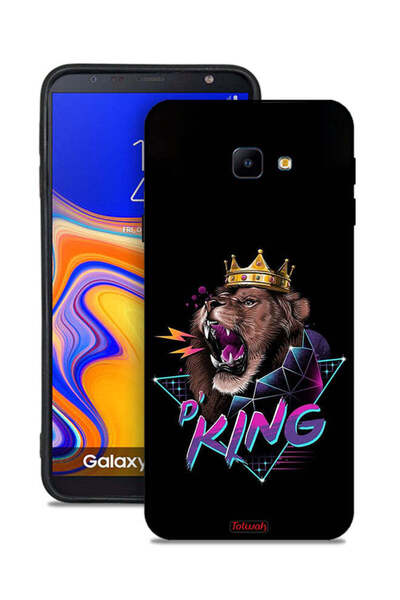 Tolwak غطاء حماية لهاتف Samsung Galaxy J4 Core برسومات الأسد الملك