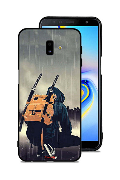 Tolwak غطاء حماية لهاتف سامسونج جالاكسي J6 بلس بتصميم سيف ساموراي رقمي