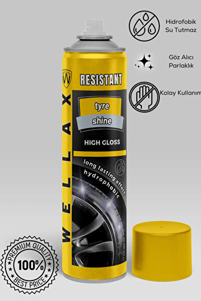 ASTRA LED Parlak Ve Islak Görünüm Oto Lastik Ve Tampon Parlatıcı Ve Koruyucu Sprey 600 ml