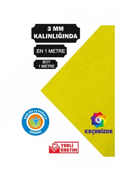 KeçeBizde Thick Felt 3 mm Thickness 1 Meter