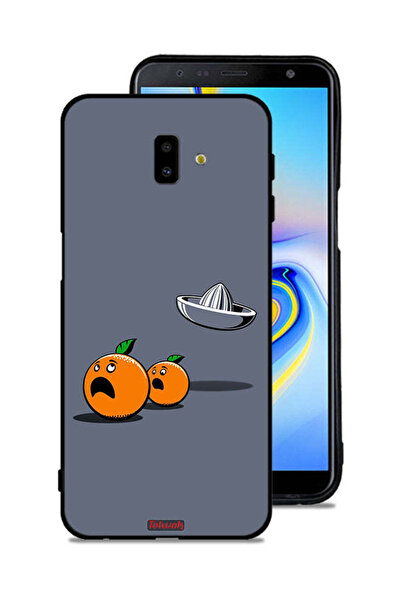 Tolwak غطاء حماية لهاتف Samsung Galaxy J6 Plus بتصميم فني رقمي بسيط وفكاهي
