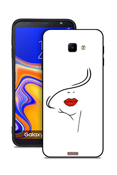 Tolwak غطاء حماية لهاتف Samsung Galaxy J4 Core بتصميم وجه فتاة