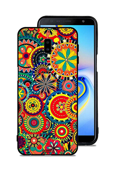 Tolwak غطاء حماية لهاتف سامسونج جالاكسي J6 بلس بنمط ماندالا ملون