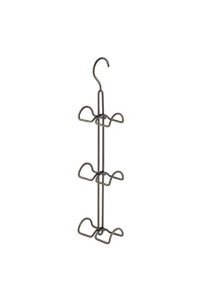Interdesign Classico Metal Handbag Holder Bronze