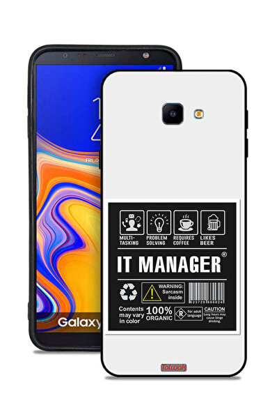 Tolwak غطاء حماية لجهاز Samsung Galaxy J4 Core - ملصق مدير الجهاز