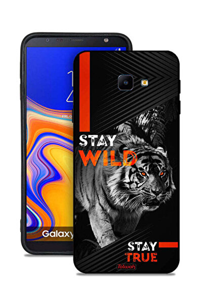 Tolwak غطاء حماية لهاتف Samsung Galaxy J4 Core - Stay Wild Stay True