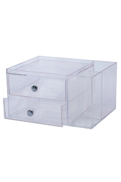 Interdesign منظم أدراج قابل للتوسيع شفاف