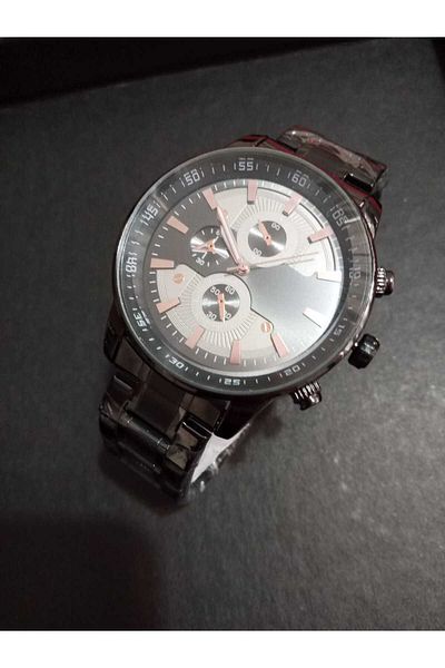 Brality Men's Wristwatch ... Steel Black Cord ... Black Color Case - Commando Detail 6074