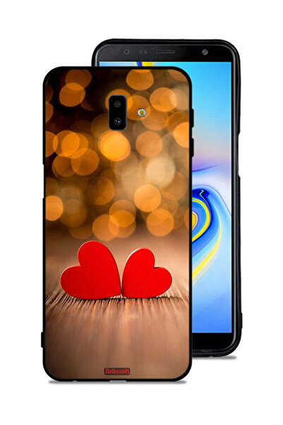 Tolwak Samsung Galaxy J6 Plus Protective Case Cover Two Beautiful Hearts