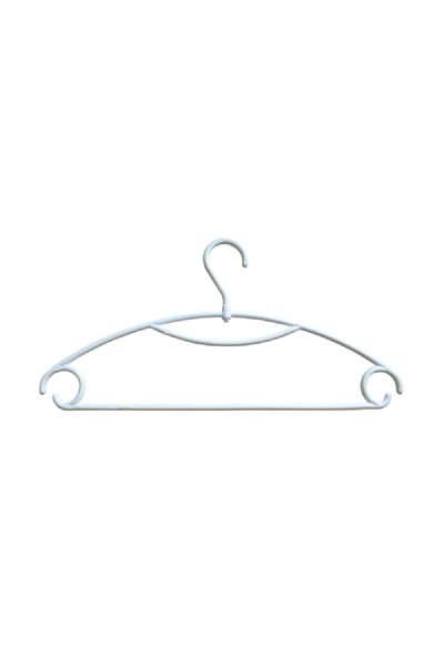 Yikai 10-Piece Plastic Cloth Hanger with Swivel Hook Assorted Color