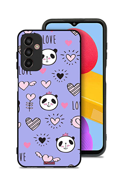 Tolwak غطاء حماية لهاتف سامسونج جالكسي F13 بتصميم الحب والباندا