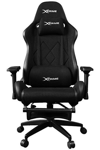 XPRİME xPrime Titan Plus Kumaş Siyah Oyuncu Koltuğu Ayak Uzatmalı
