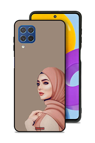 Tolwak Samsung Galaxy F62 Protective Case Cover Beautiful Hijab Girl