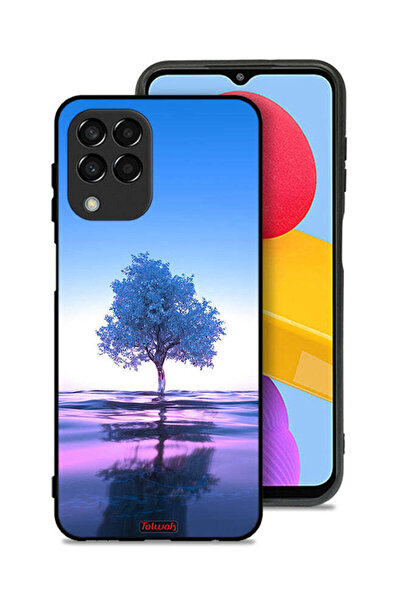 Tolwak غطاء حماية لهاتف سامسونج جالاكسي M33 بتصميم شجرة نيون وانعكاس مائي فني...