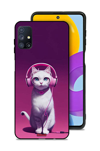 Tolwak Samsung Galaxy M51 Protective Case Cover Cute Kitten