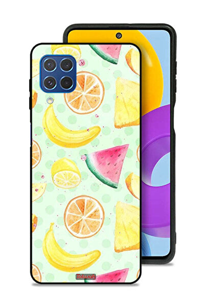 Tolwak غطاء حماية لهاتف سامسونج جالاكسي F62 برسومات فنية بألوان مائية وفواكه