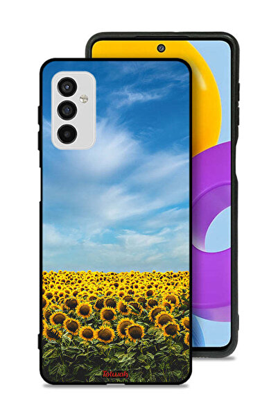 Tolwak غطاء حماية لهاتف سامسونج جالاكسي M52 5G بطبعة عباد الشمس تحت السماء