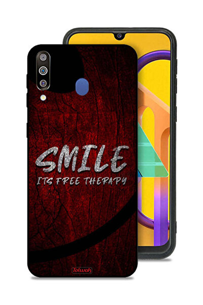Tolwak Samsung Galaxy M30 Protective Case Cover Smile Its Free Therapy