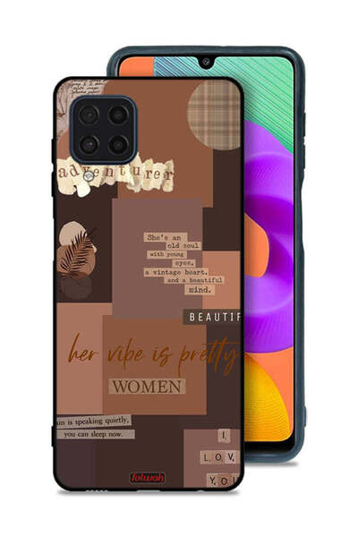 Tolwak Samsung Galaxy M32 4G Protective Case Cover Adventurer Women