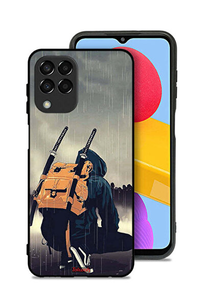 Tolwak غطاء حماية لهاتف سامسونج جالاكسي M33 بتصميم سيف ساموراي الرقمي