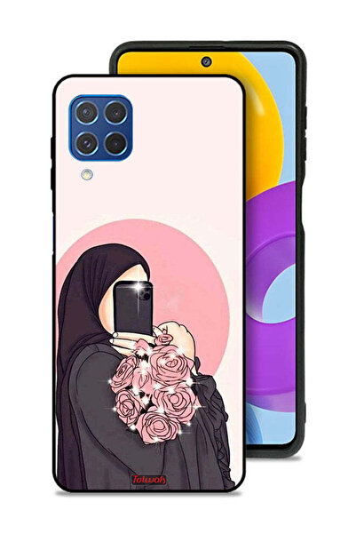 Tolwak غطاء حماية لهاتف Samsung Galaxy F62، فن التقاط صور سيلفي مع حمل الزهور