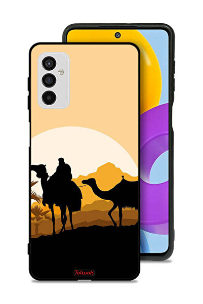 Tolwak غطاء حماية لهاتف سامسونج جالاكسي M52 5G، رسمة جمال في الصحراء