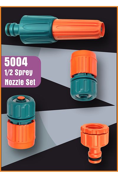 sayım plastik Count 5004 1/2" Garden Hose Connection Set – Irrigation and Washing Head Apparatus