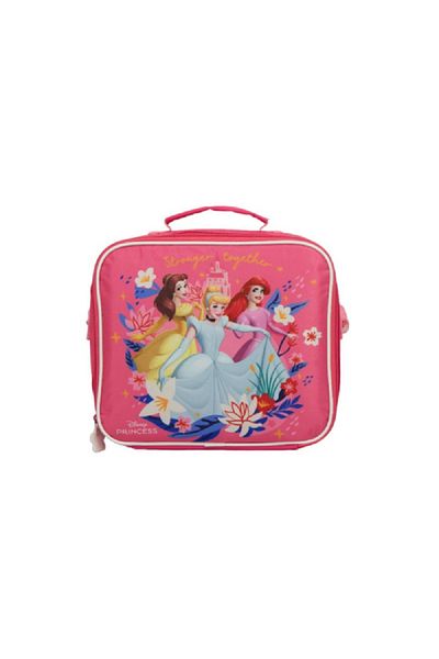 SUNCE Disney Princesses Insulated Zipper Closure Lunch Tote Multicolor