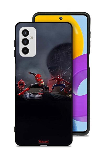 Tolwak Samsung Galaxy M52 5G Protective Case Cover Three Spiders