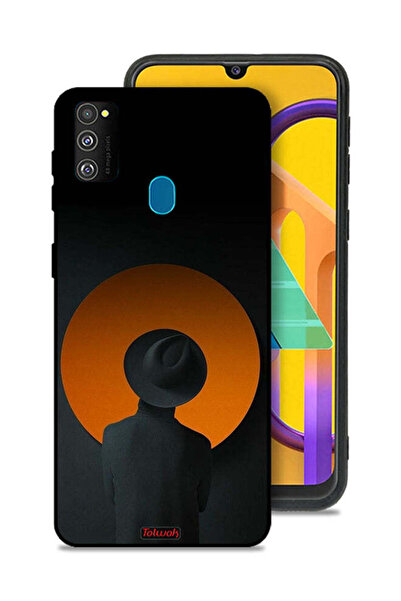 Tolwak Samsung Galaxy M30s Protective Case Cover Hat Boy Art